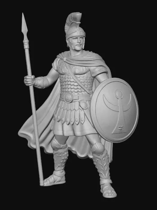3D model for Spartan Warrior