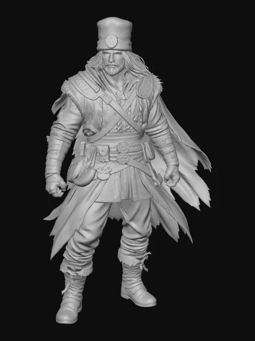 3D model for Warrior Wanderer