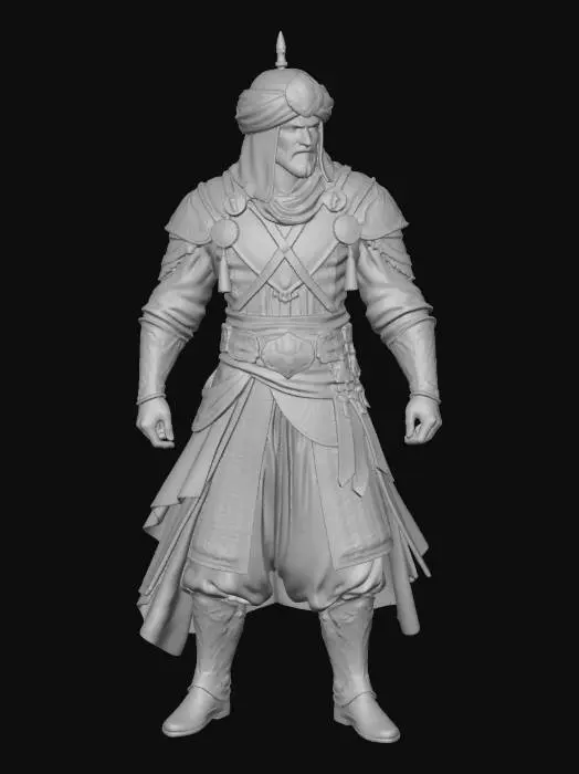 3D model for Ottoman Warrior