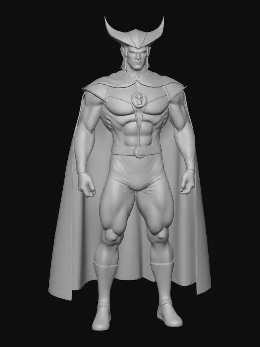 3D model for Comic Villain
