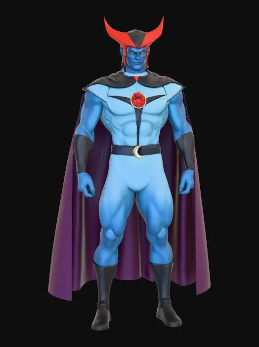 3D model for Comic Villain