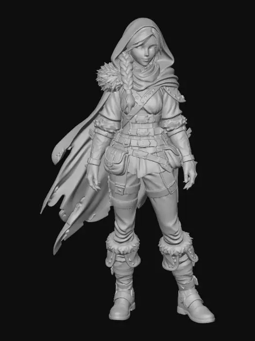 3D model for Archer Adventurer