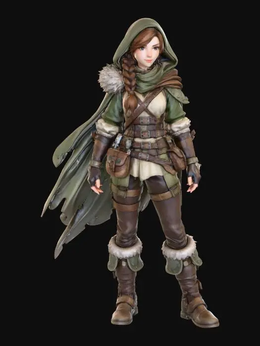 3D model for Archer Adventurer