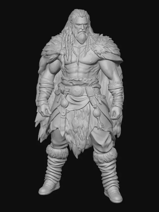 3D model for Viking Warrior