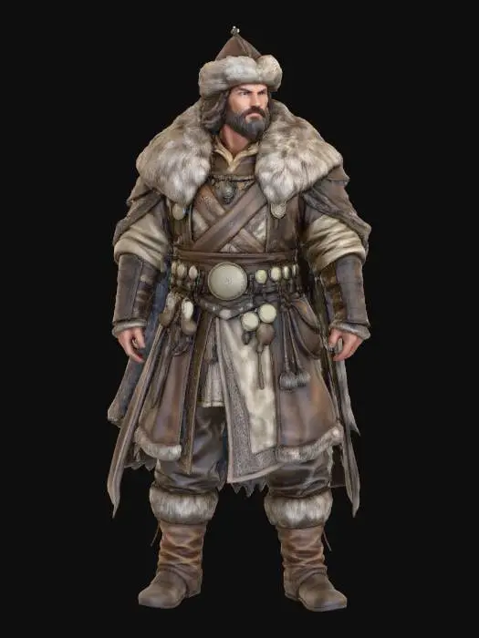 3D model for Nomadic Warrior