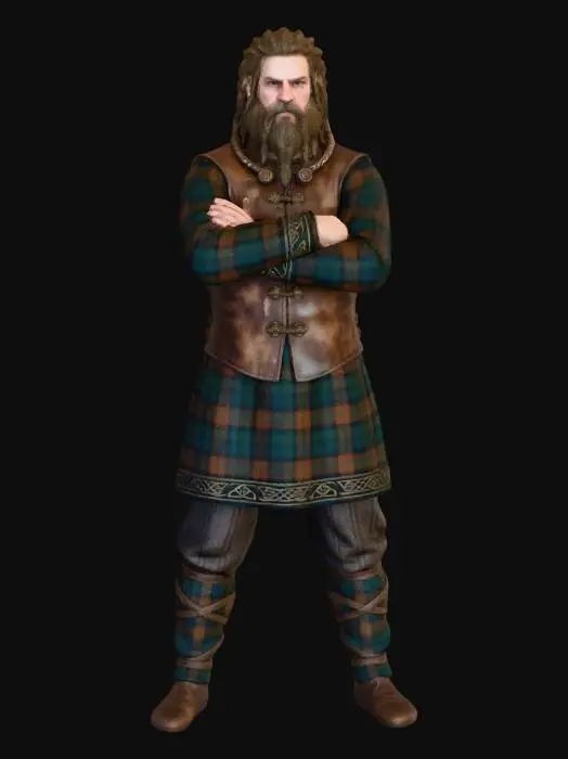 3D model for Highland Warrior