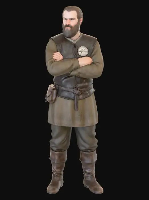 3D model for Medieval Guard