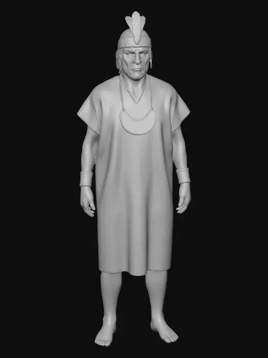 3D model for Inca Nobleman