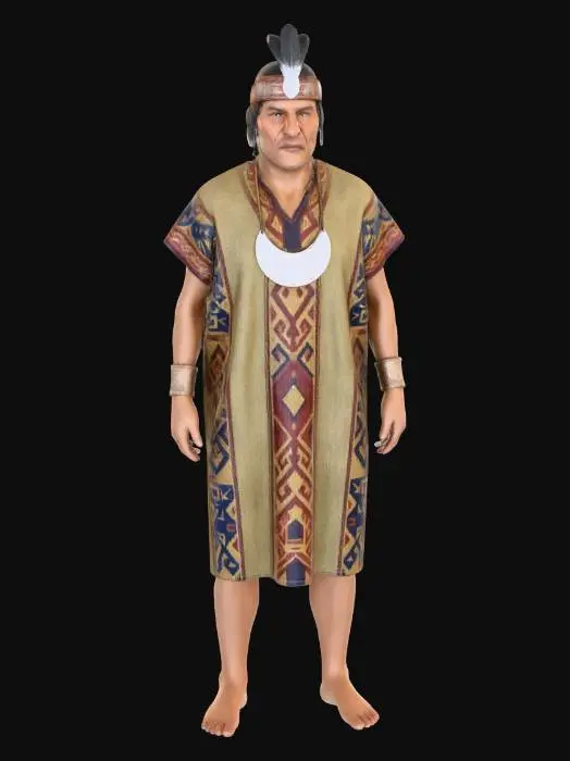3D model for Inca Nobleman
