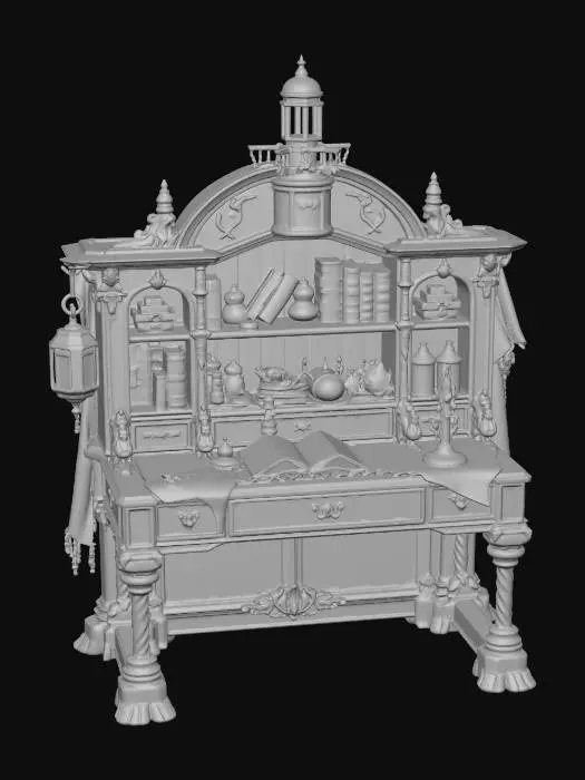 3D model for The Alchemist's Study