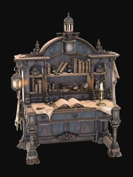 3D model for The Alchemist's Study
