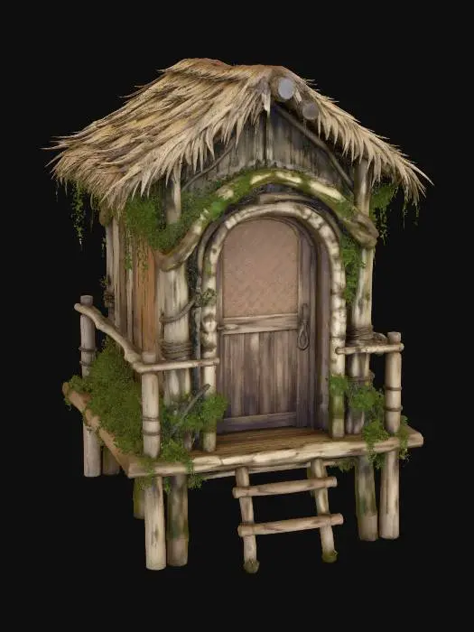 3D model for Rustic Retreat