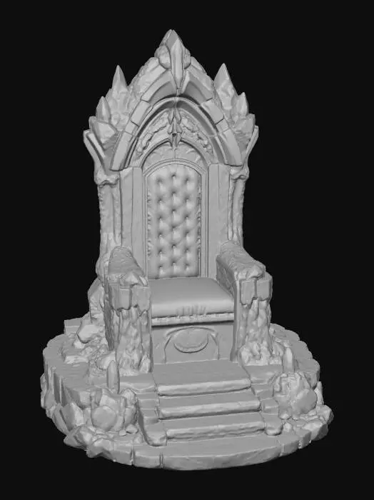 3D model for Throne of Lava