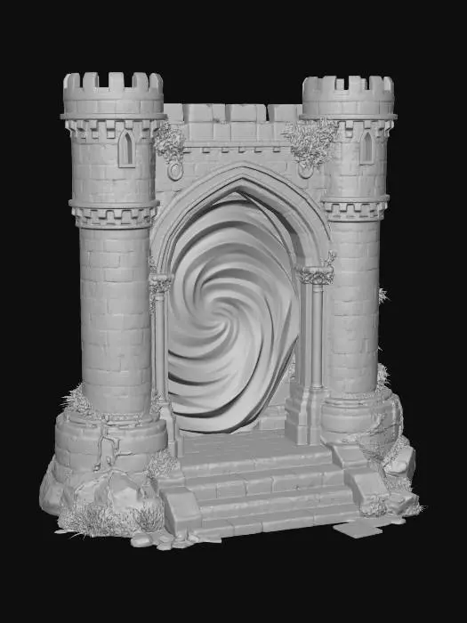 3D model for Archway to the Azure Spiral