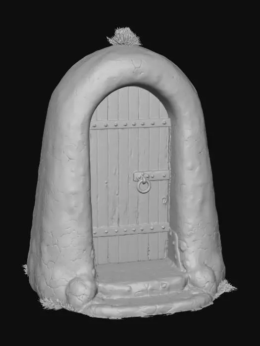 3D model for Earthen Dome Door