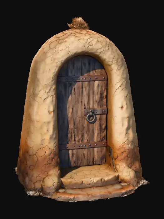 3D model for Earthen Dome Door