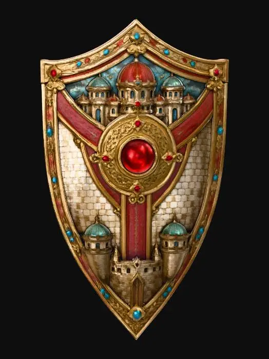 3D model for Crimson Citadel Shield