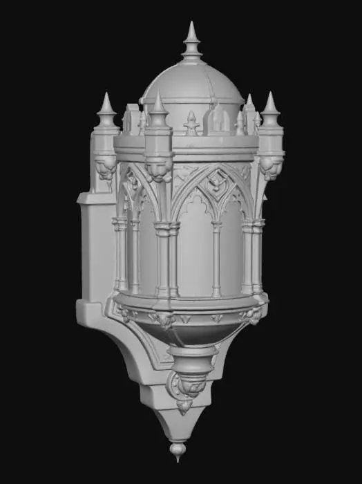 3D model for Ornate Gothic Lantern
