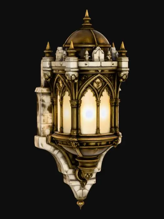 3D model for Ornate Gothic Lantern