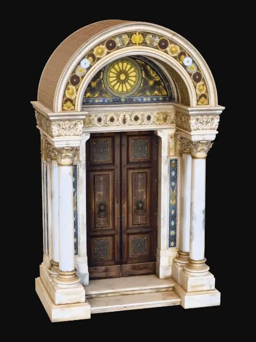 3D model for Ornate Mosaic Archway Entrance