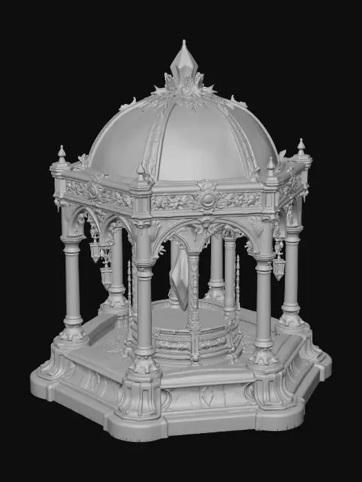 3D model for Celestial Crystal Pavilion