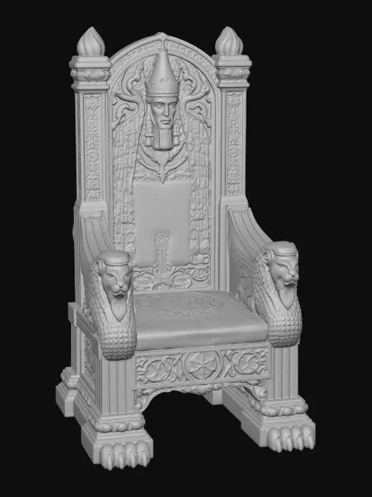 3D model for Winged-Lion Throne