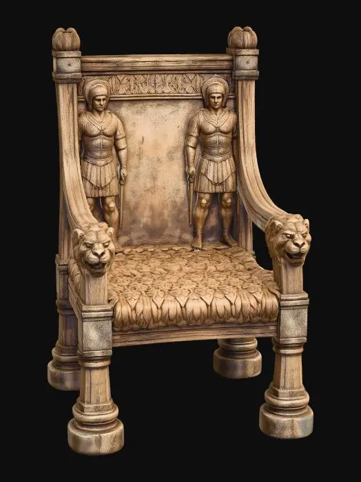 3D model for Lion-Guard Throne