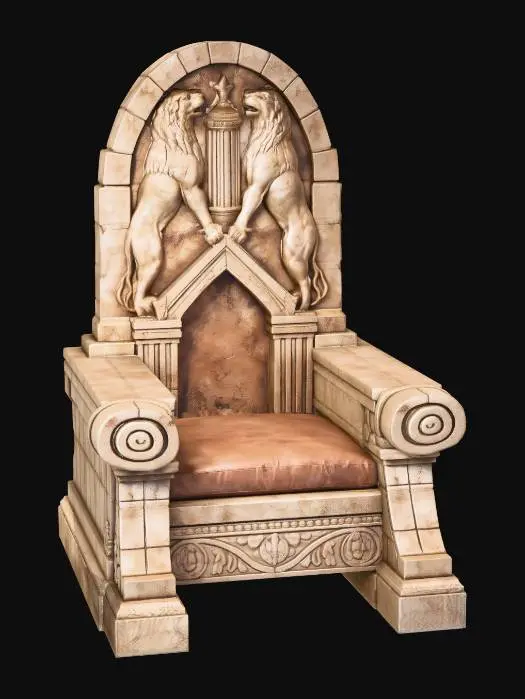 3D model for Throne of the Lions