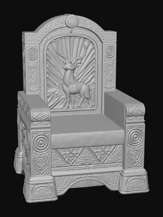 3D model for Throne of the Stag