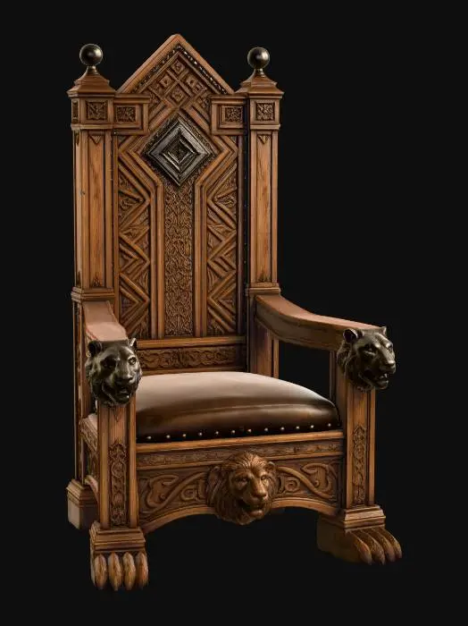 3D model for Throne of the Lions
