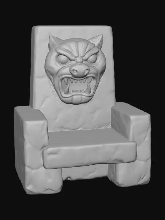 3D model for Grimstone Throne