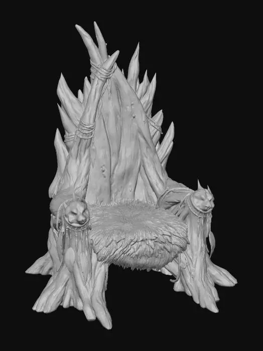 3D model for Throne of the Rooted Forest