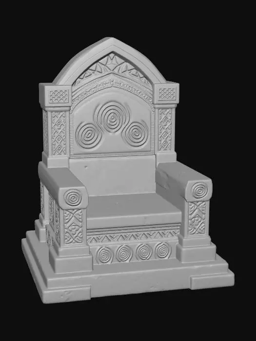 3D model for Spiral Stone Throne