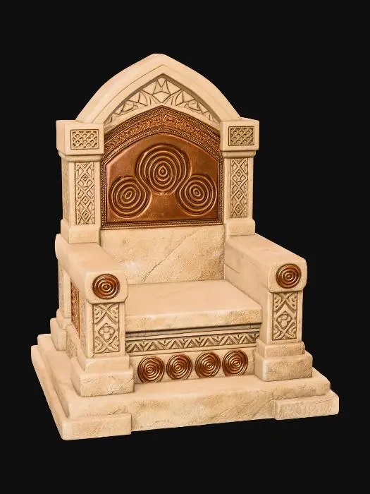 3D model for Spiral Stone Throne