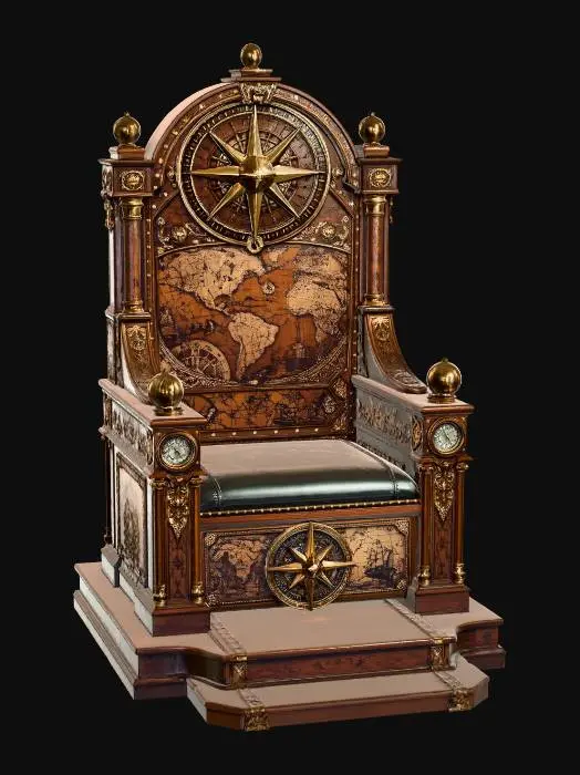 3D model for Throne of the Golden Compass