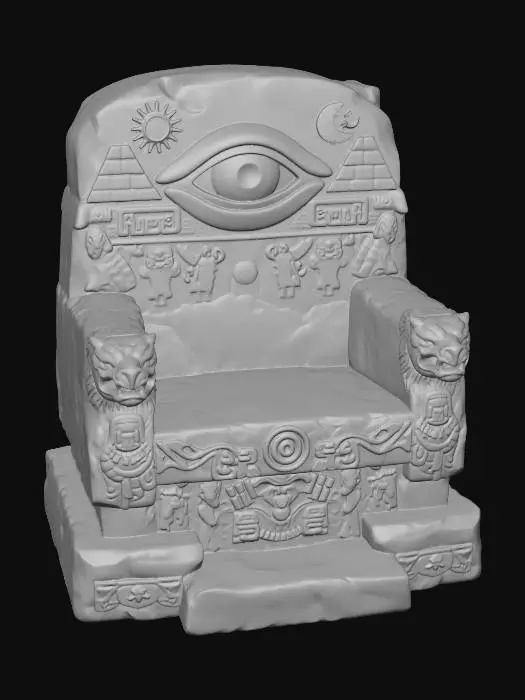 3D model for Throne of the All-Seeing Eye