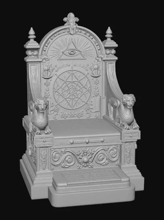 3D model for Eye of Providence Throne