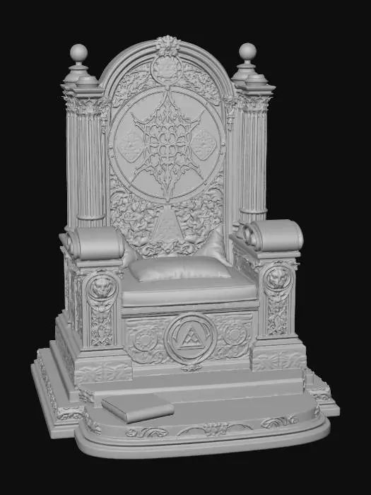 3D model for Arcane Marble Throne of the Tree of Life