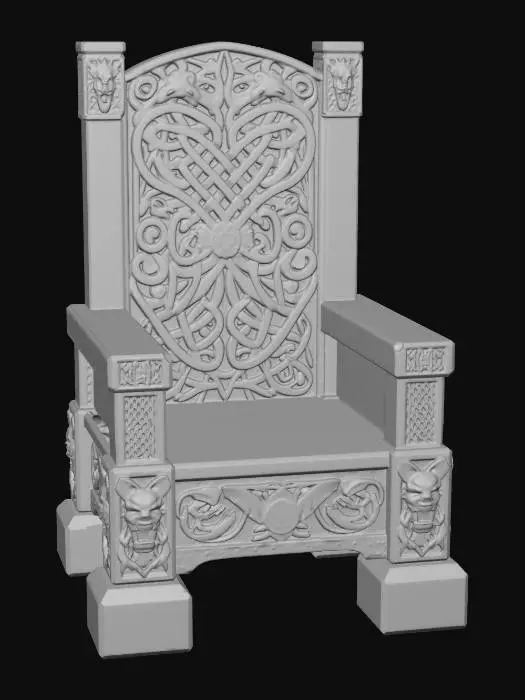 3D model for The Interwoven Knotwork Throne