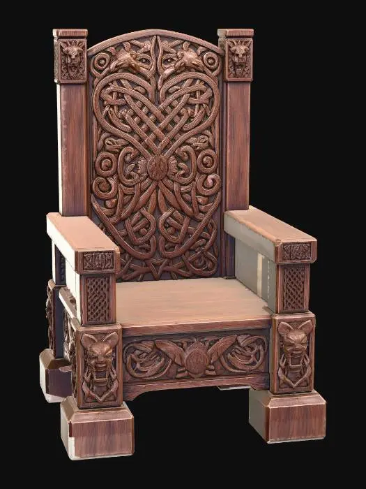 3D model for The Interwoven Knotwork Throne