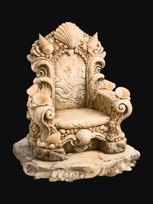 3D model for Seashell Sand Throne