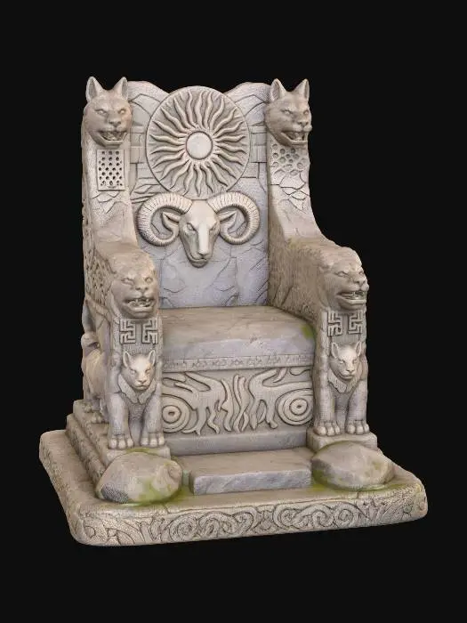 3D model for Throne of the Wolves