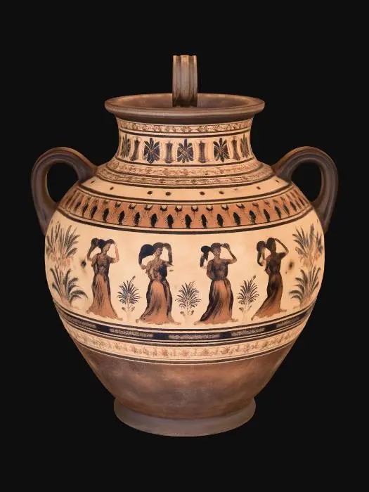 3D model for Amphora with Dancing Women