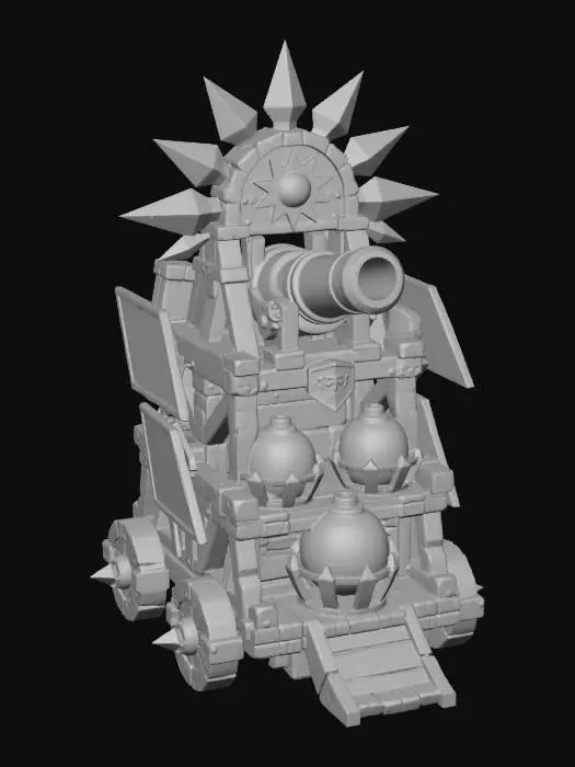 3D model for Sunburst Siege Wagon