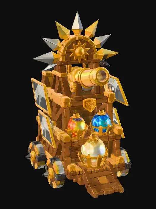 3D model for Sunburst Siege Wagon