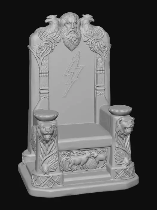 3D model for Thunderbolt Throne
