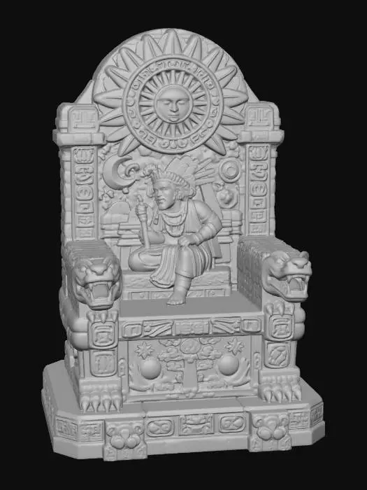 3D model for Sun King Throne