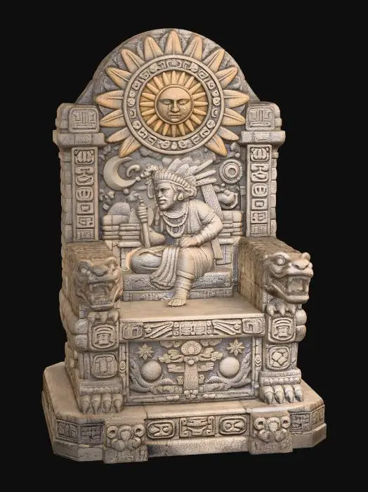 3D model for Sun King Throne