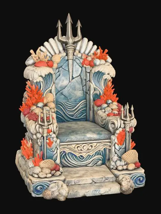 3D model for Poseidon's Throne