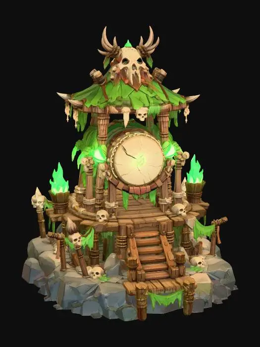 3D model for Skullspire of the Green Ring